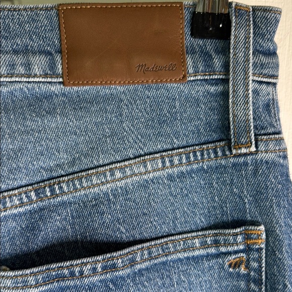 Madewell The Perfect Vintage Jean Blue Ankle Cropped Raw Hem Size 28 - Picture 5 of 11